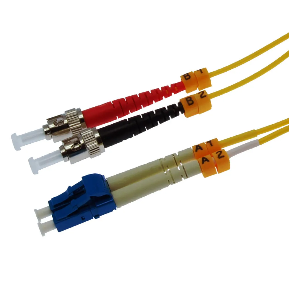 10m LC-ST Duplex Singlemode 9/125 Fiber Optic Cable