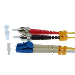 10m LC-ST Duplex Singlemode 9/125 Fiber Optic Cable