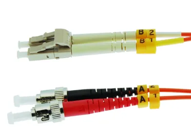 10m ST-LC Duplex Multimode 62.5/125 Fiber Optic Cable