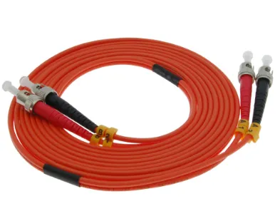 10m ST-ST Duplex Multimode 62.5/125 Fiber Optic Cable