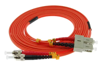 15m ST-SC Duplex Multimode 62.5/125 Fiber Optic Cable