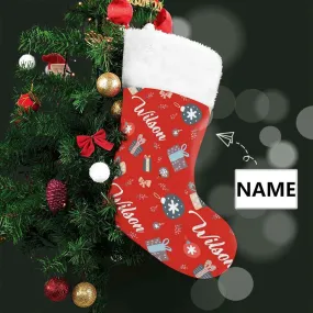 16.5in(L) Super Size-Custom Name Christmas Gift Box Christmas Stocking