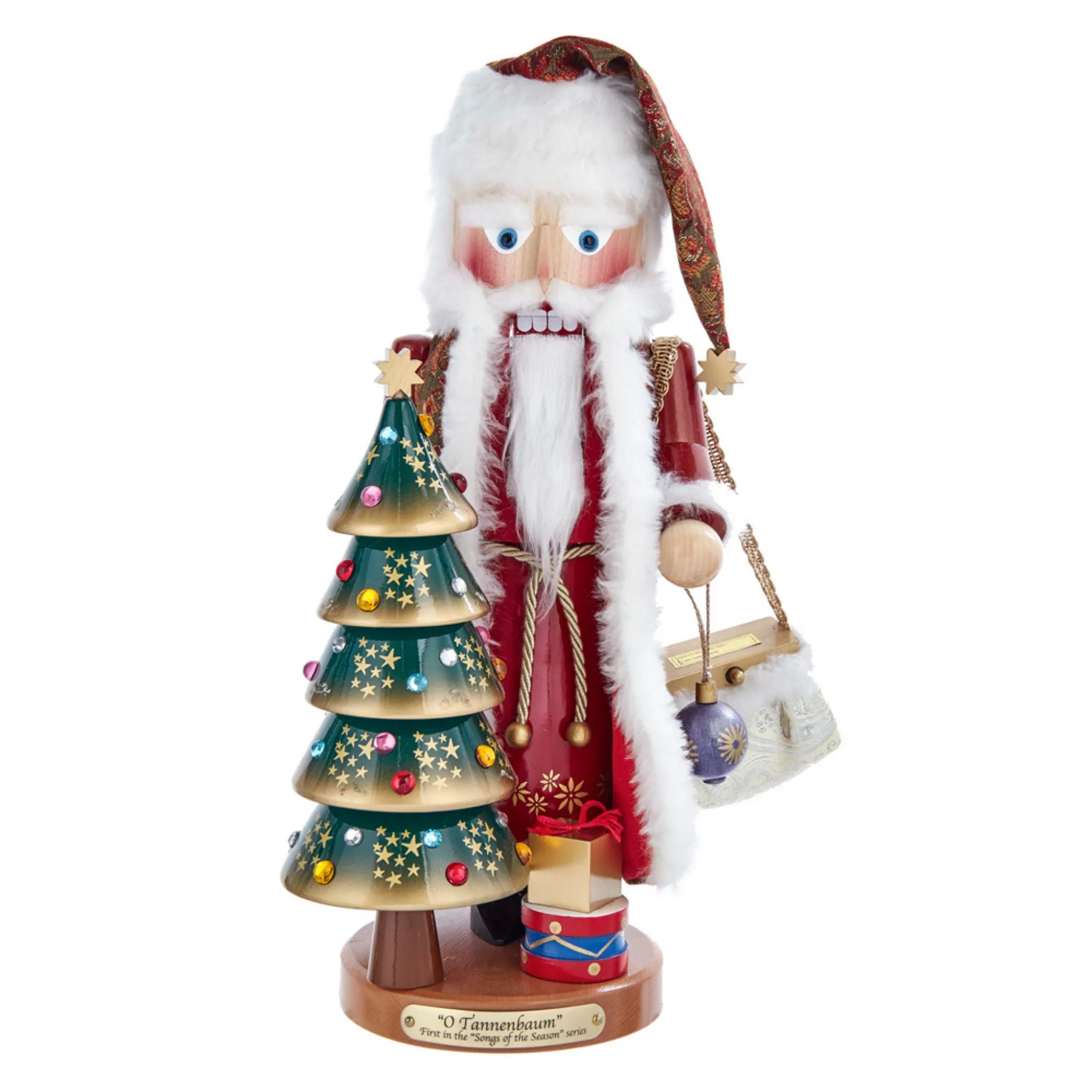 17" Steinbach O Tannenbaum Musical Santa Nutcracker