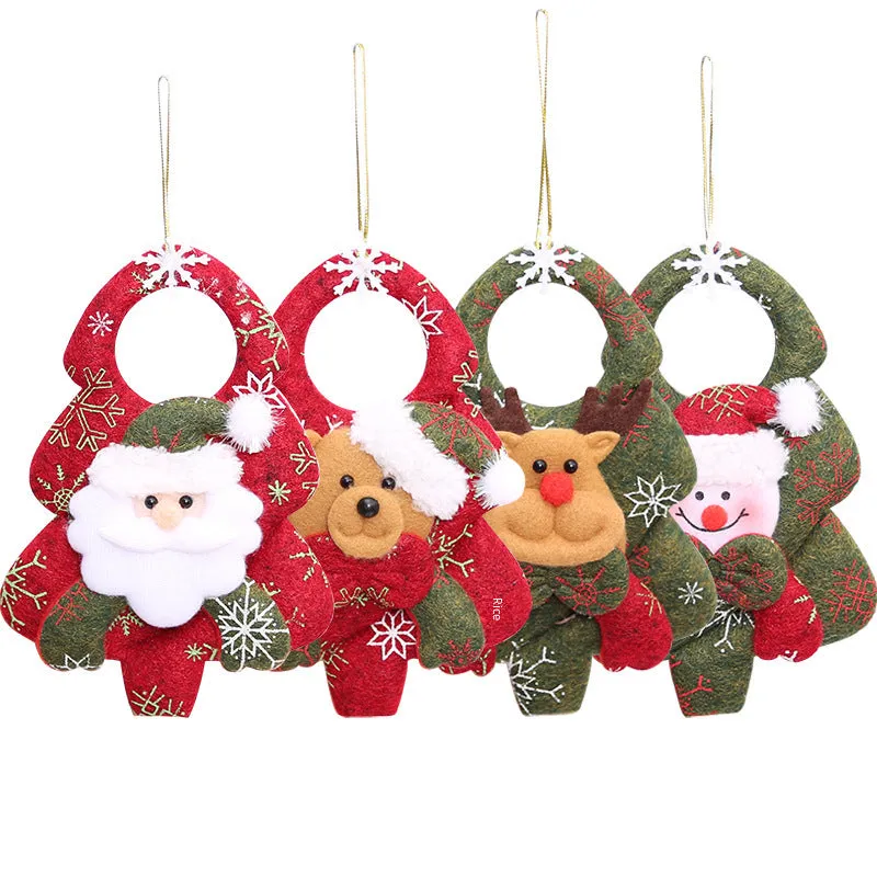 3D Santa Hanging Decoration Pendant