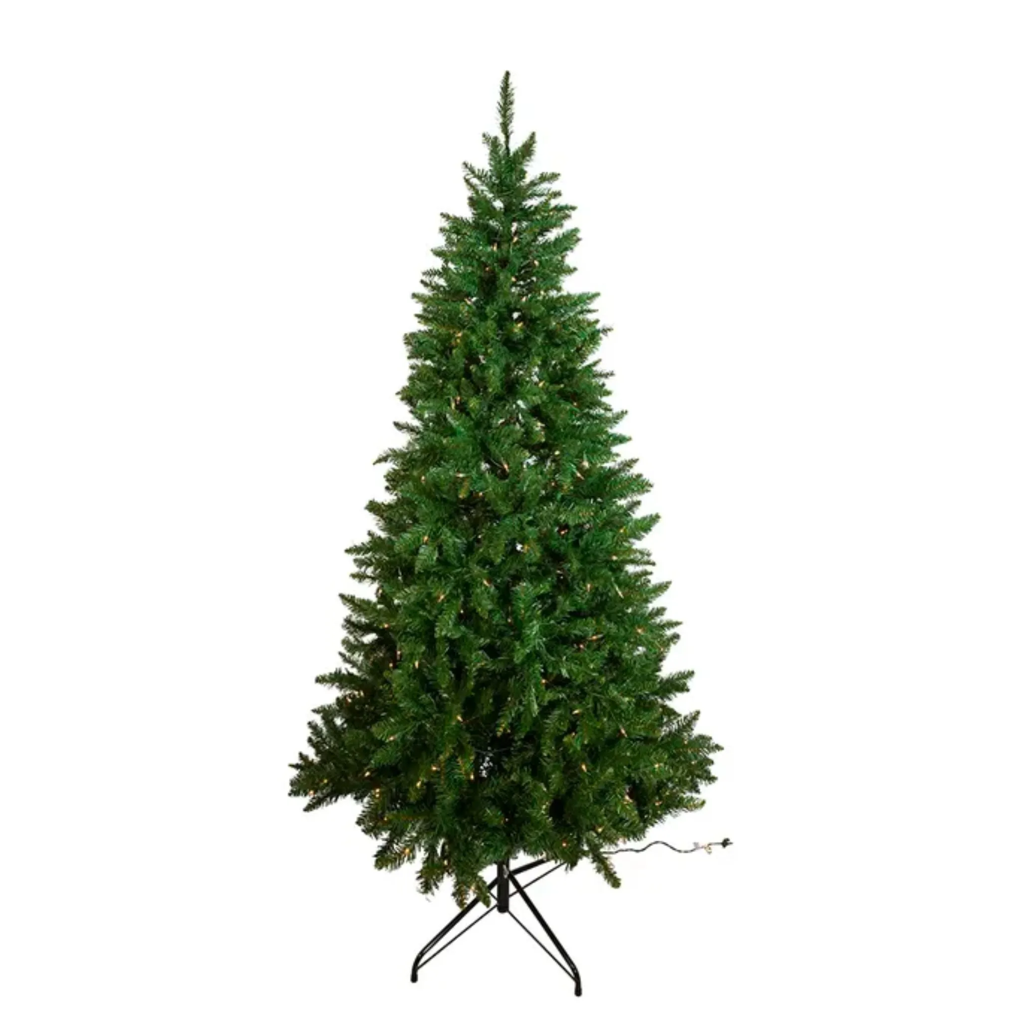 7' PreLit Clear Incandescent Point Pine Tree