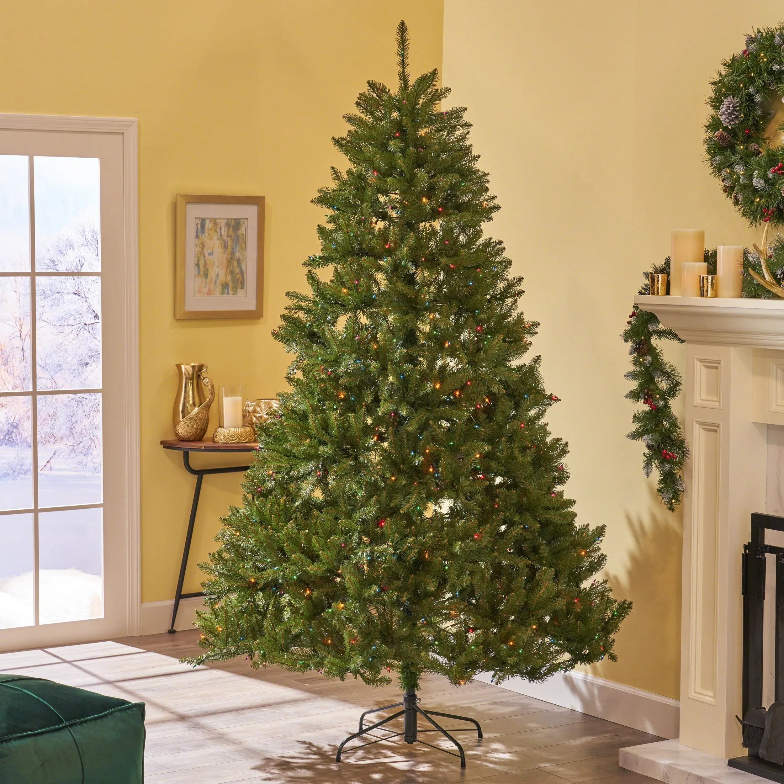 9-foot Fraser Fir Hinged Artificial Christmas Tree - NH813703