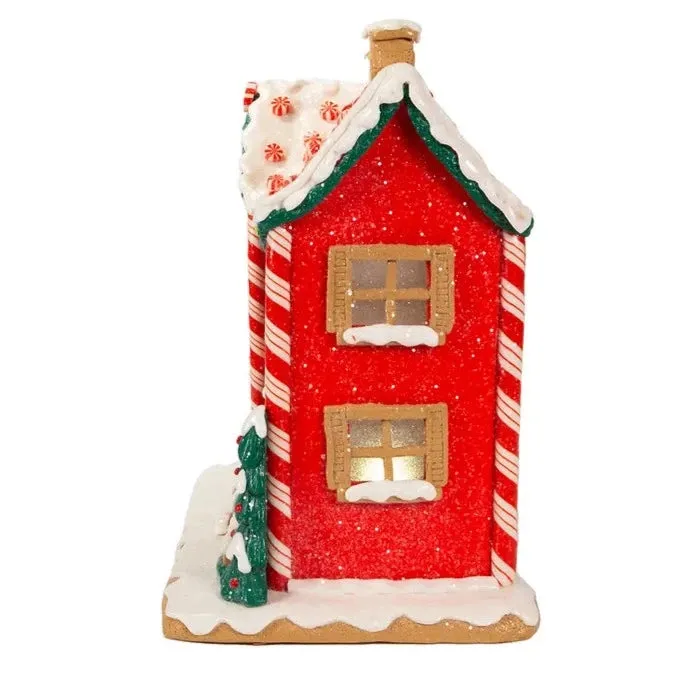 9.5" Battery-Operated Lighted Musical Gingerbread House