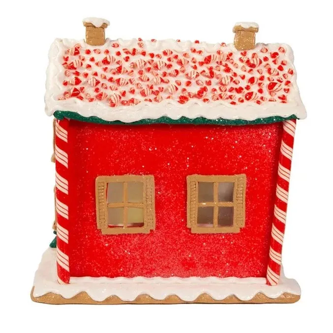 9.5" Battery-Operated Lighted Musical Gingerbread House