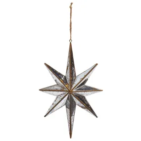 9.75" Mirrored Star Ornament