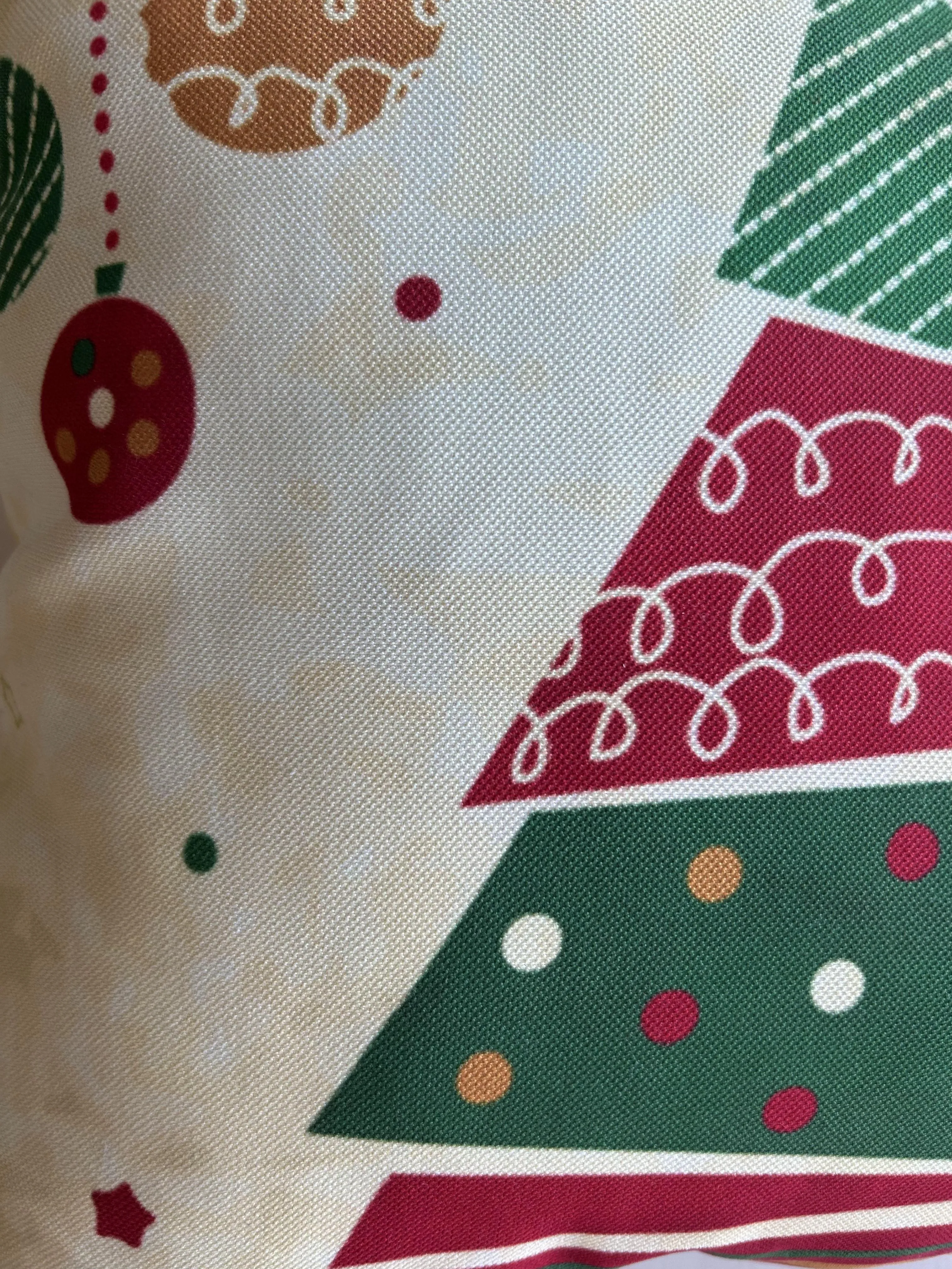 Abstract Christmas Tree Pattern Pillow Cover, Holiday Decorating