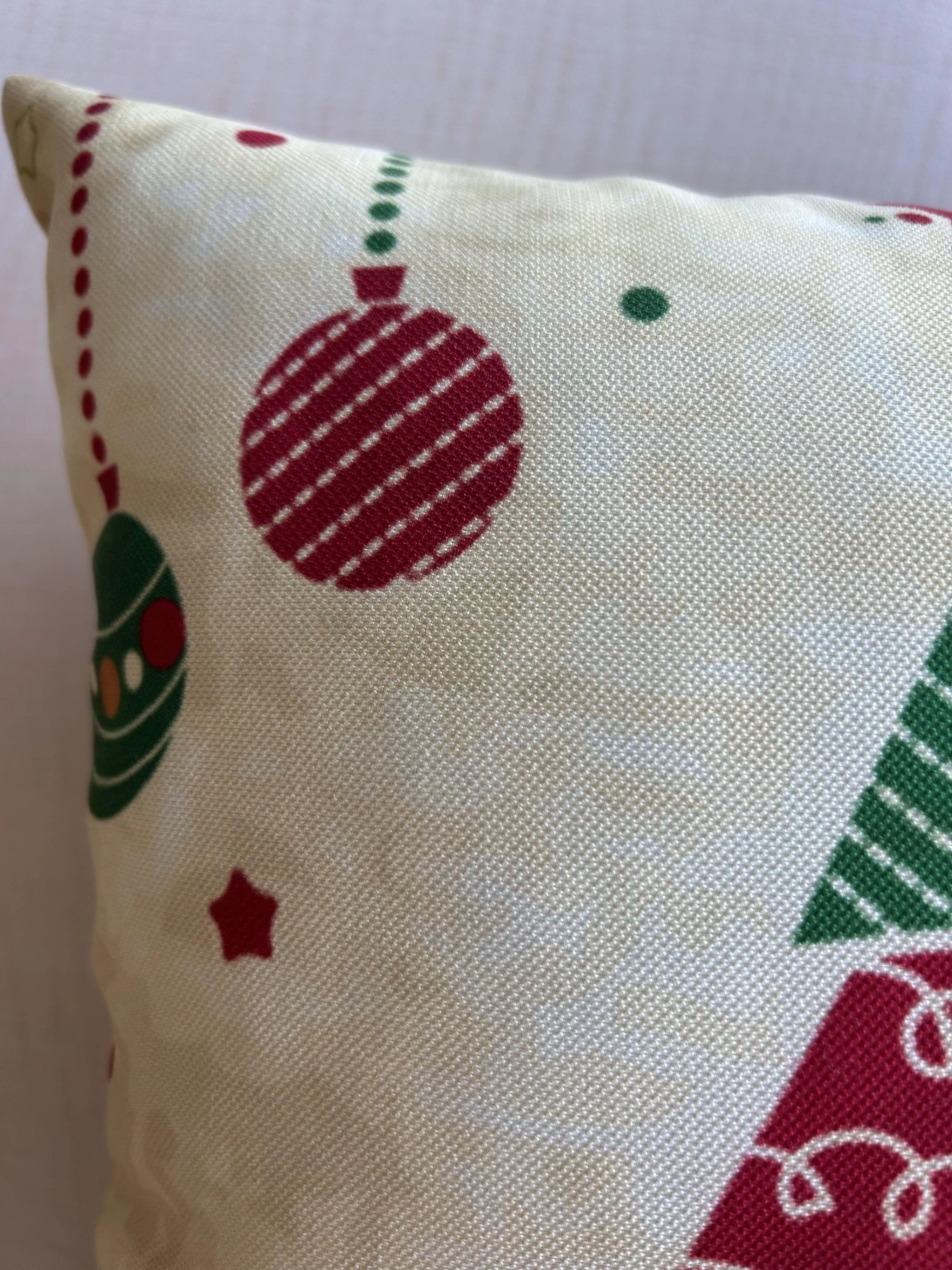 Abstract Christmas Tree Pattern Pillow Cover, Holiday Decorating