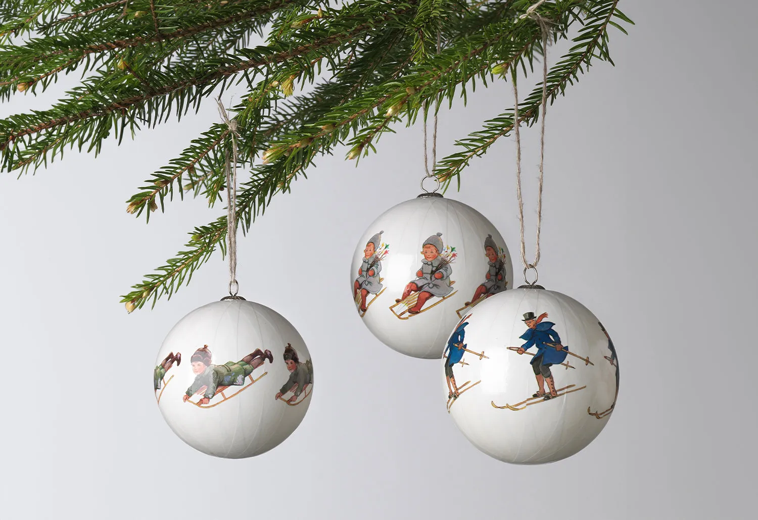 Beskow Christmas Baubles | Uncle Blue Skier