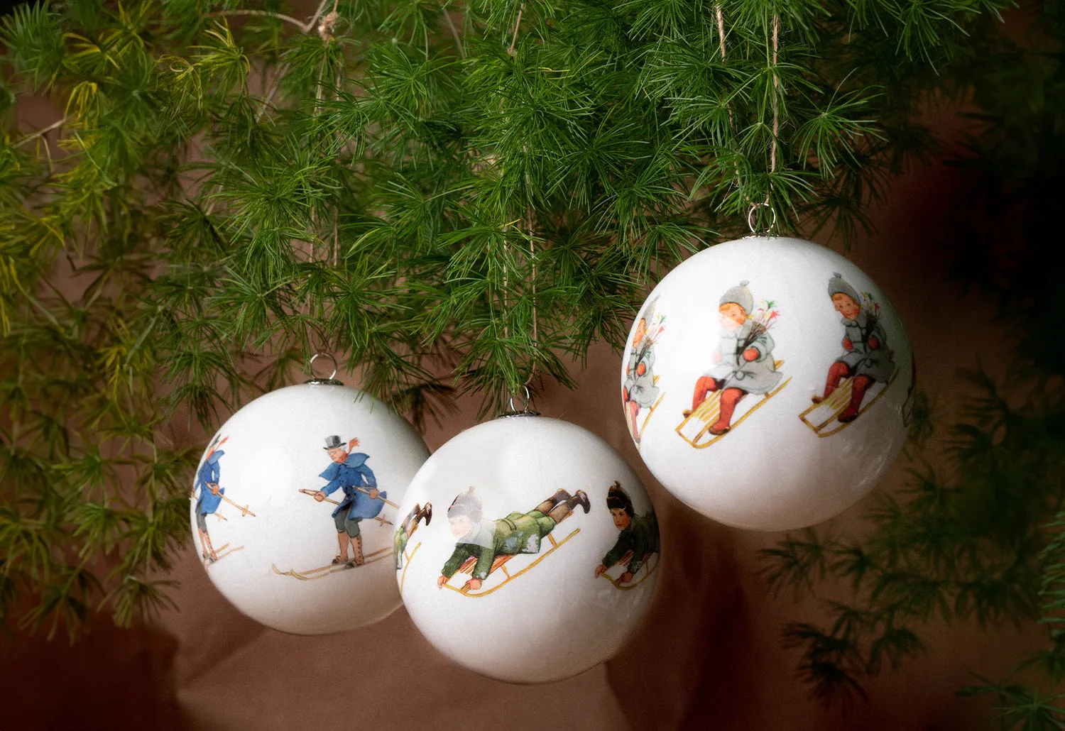 Beskow Christmas Baubles | Uncle Blue Skier