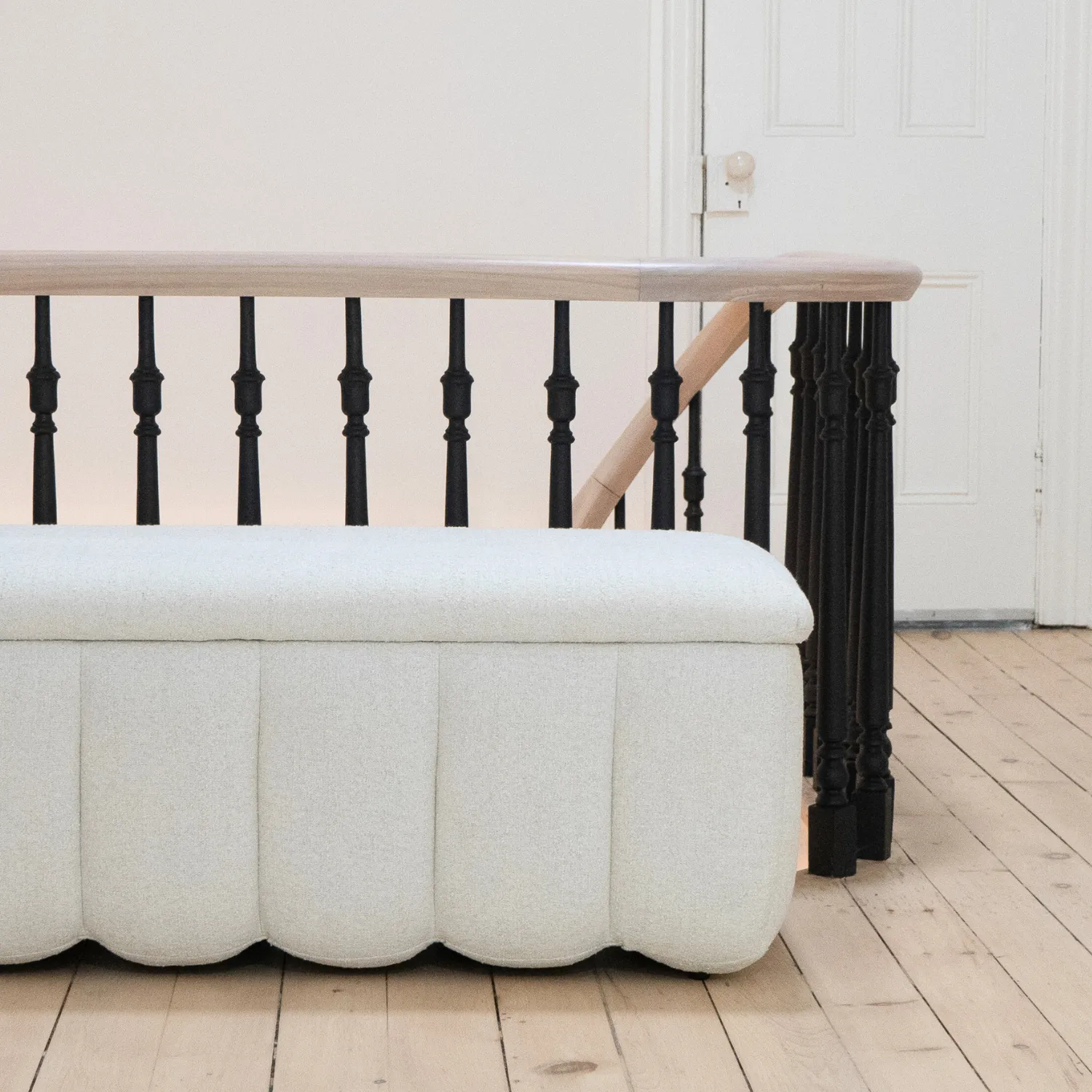 Brant Mellow Ivory Storage Bench