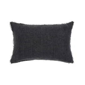 Cambri Charcoal Linen Pillow