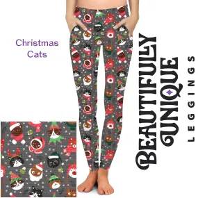 Christmas Cats (Exclusive) - Pocket Leggings