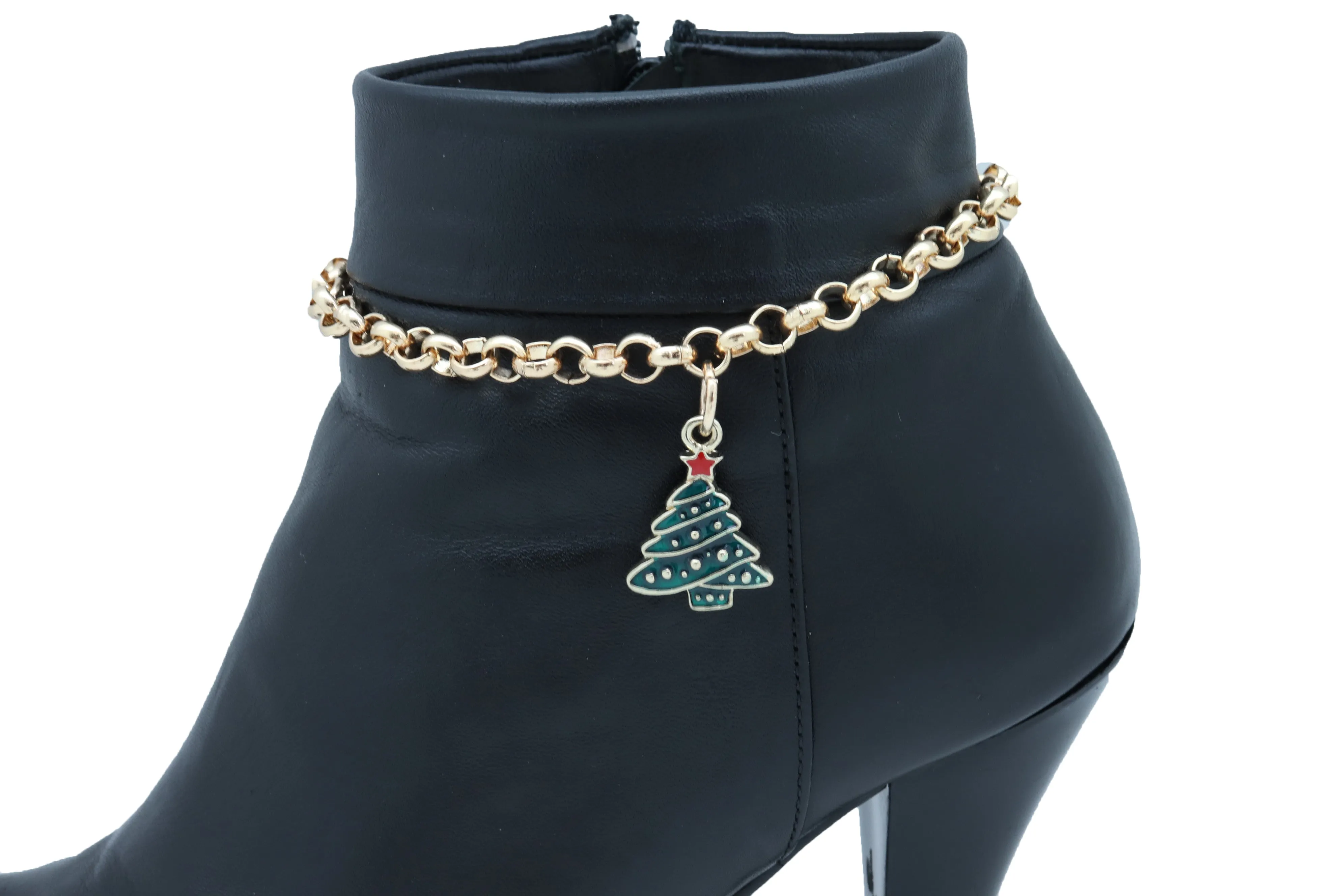 Christmas Tree Charm Boot Chain