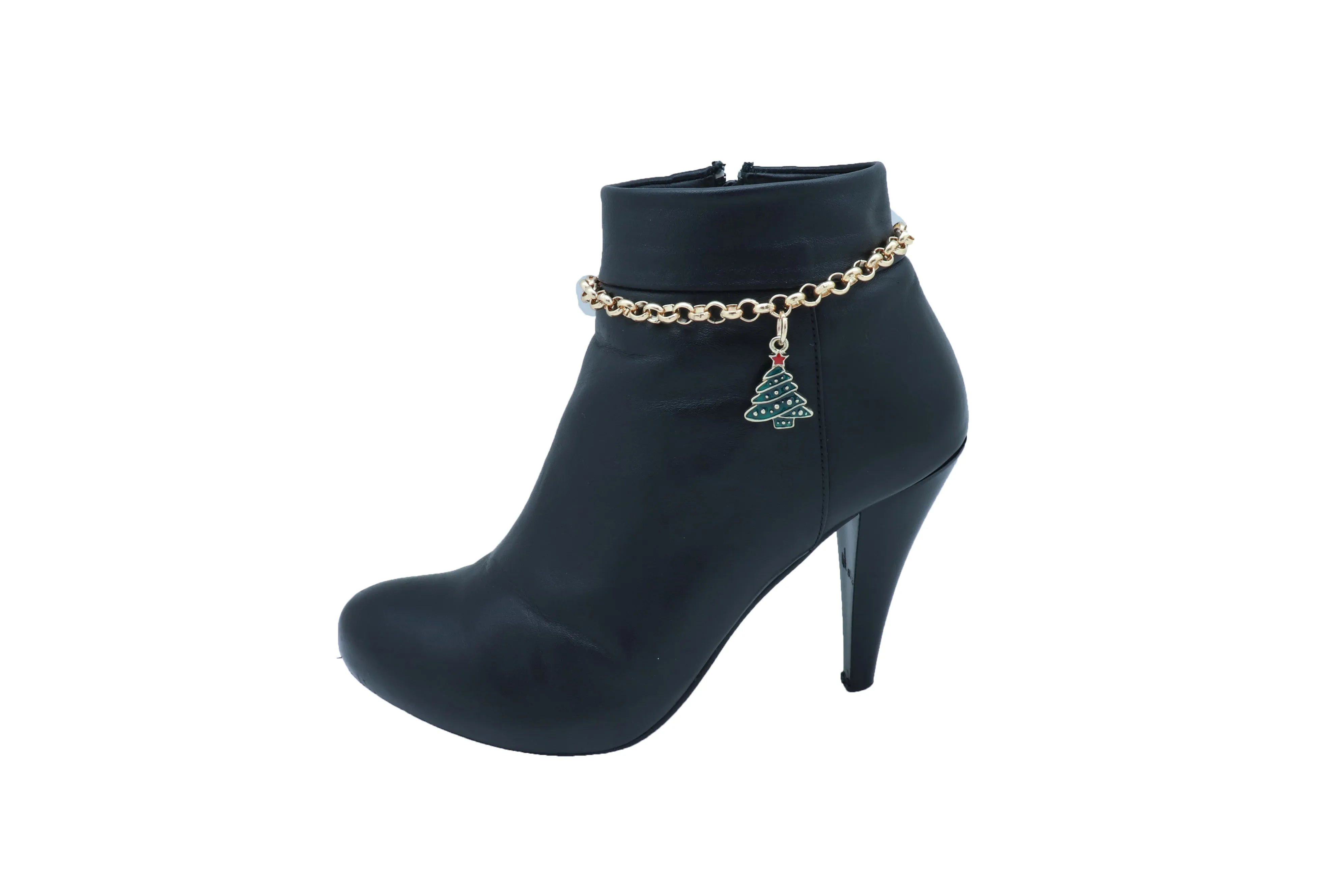 Christmas Tree Charm Boot Chain