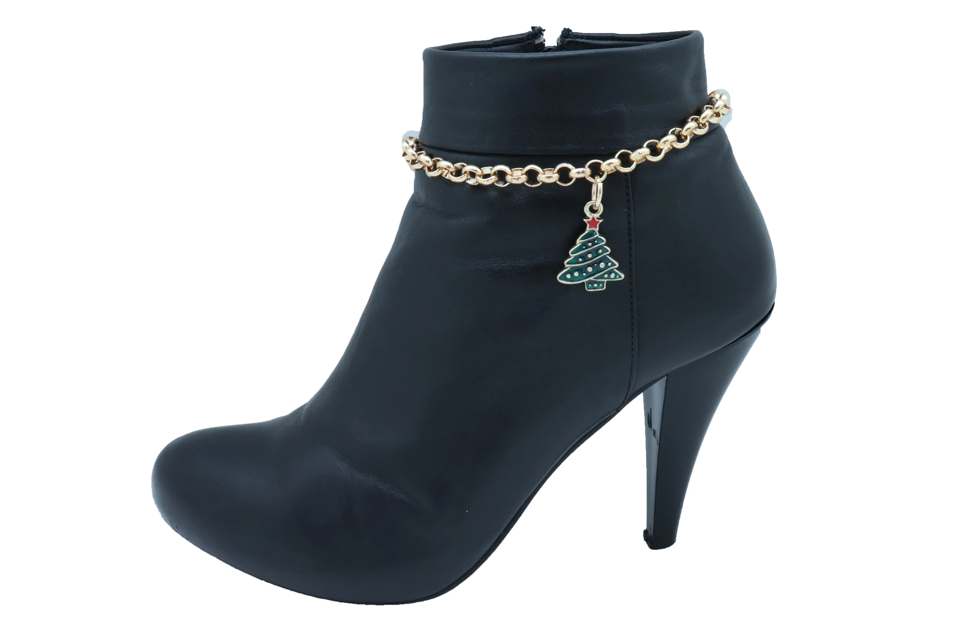 Christmas Tree Charm Boot Chain