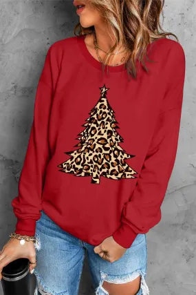 Christmas Tree Graphic Sweatshirt