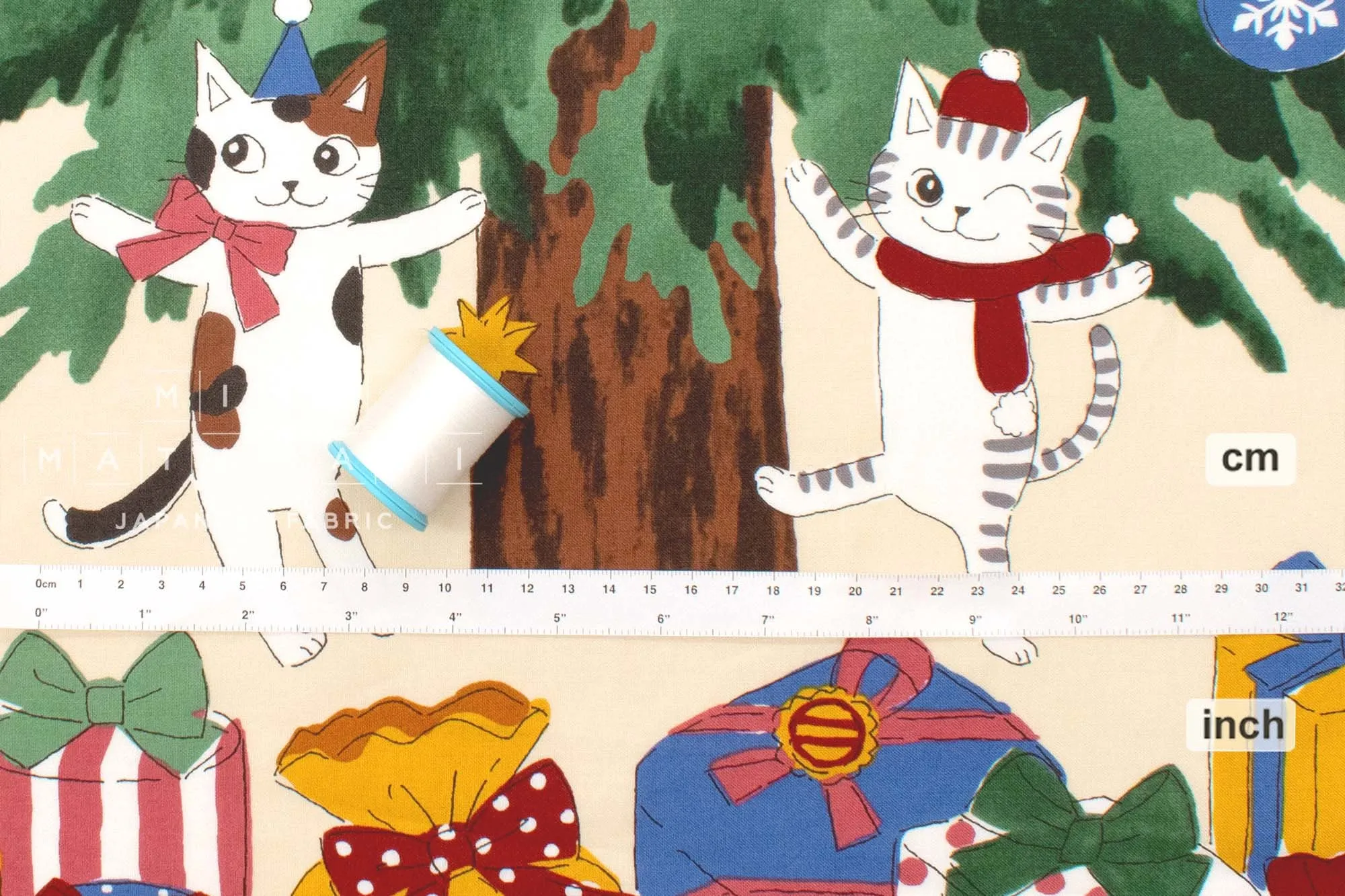 Christmas Tree Kitties Panel