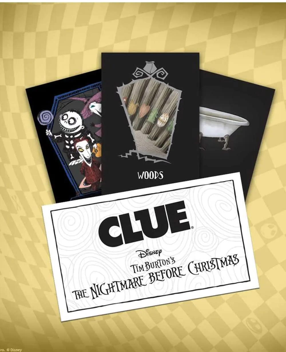 Clue Disney The Nightmare Before Christmas Tim Burton’s Mystery Edition Board Game