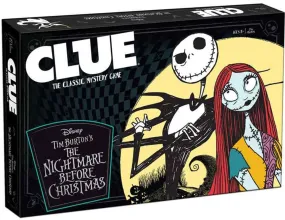 Clue Disney The Nightmare Before Christmas Tim Burton’s Mystery Edition Board Game