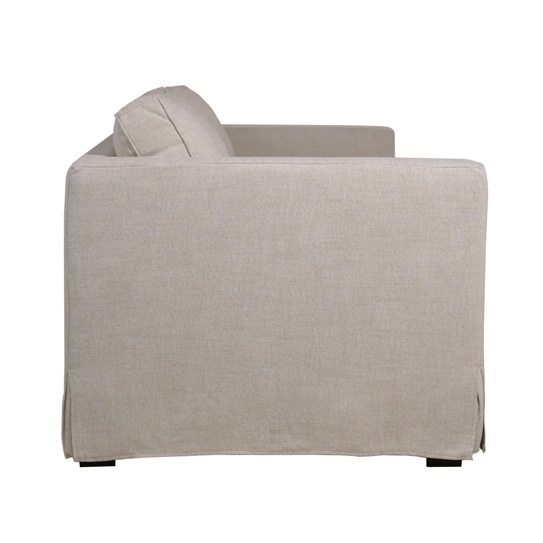 Denver 86" Natural Linen Slipcover Sofa