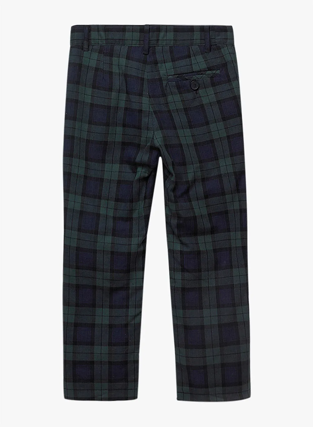 Donald Trousers in Navy Tartan