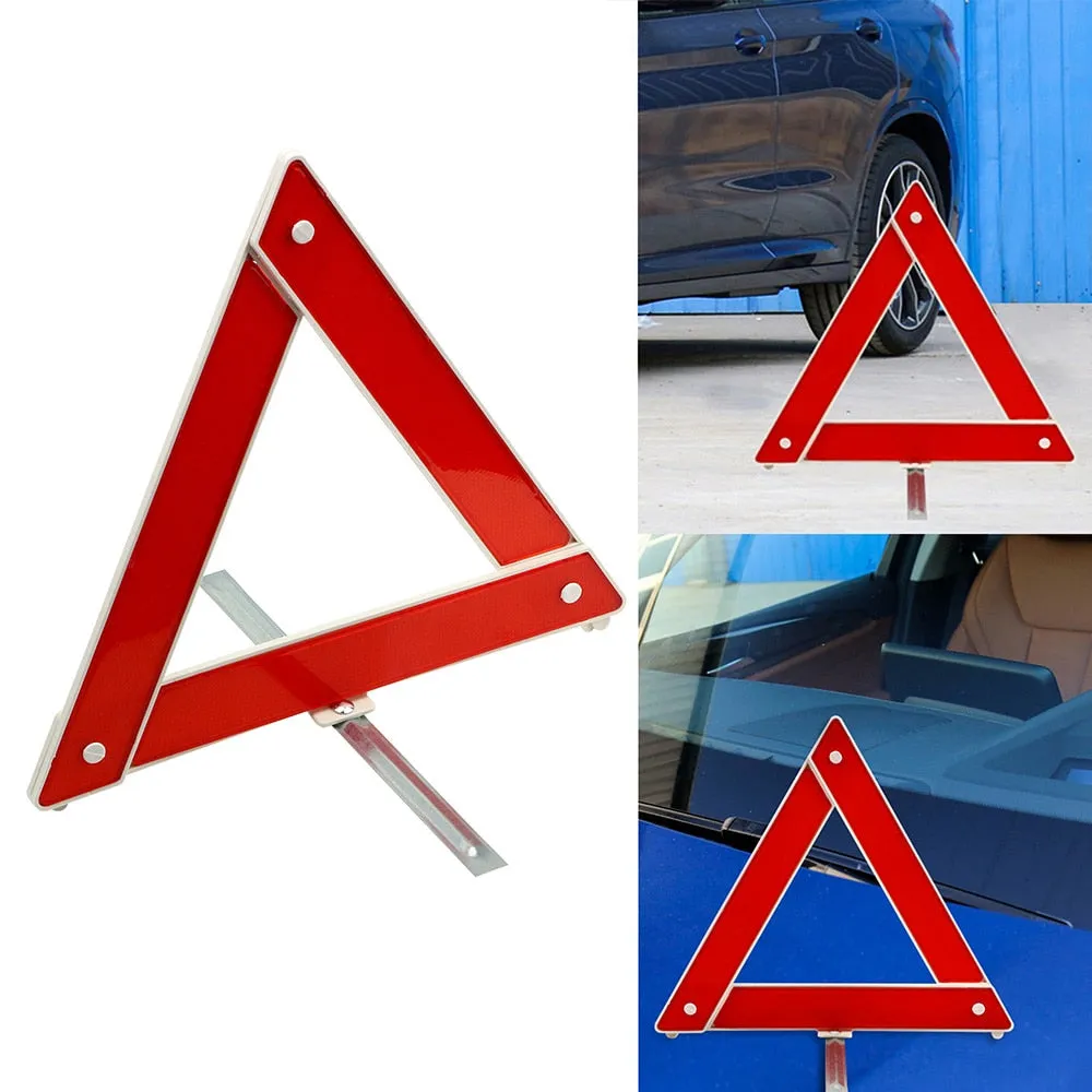 Emergency Road Triangle Warning Sign