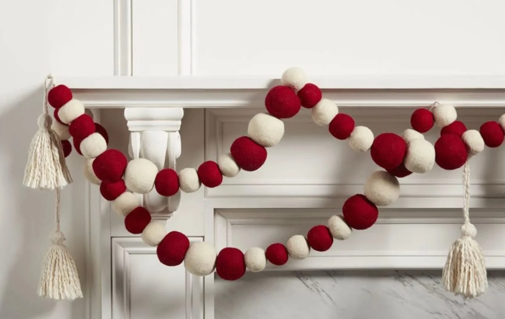 Felt Pom Pom Garland