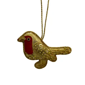 Gold Bird Ornament