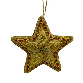 Gold Star Ornament