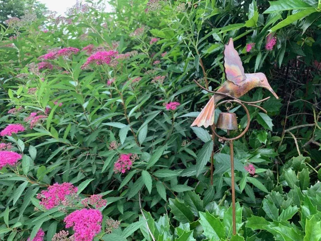 Hummingbird Garden Stake