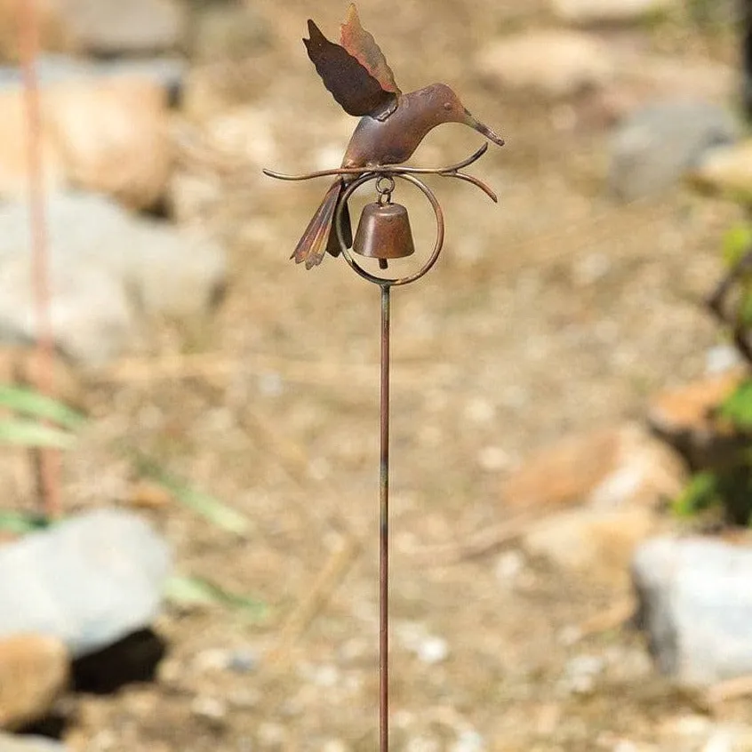 Hummingbird Garden Stake