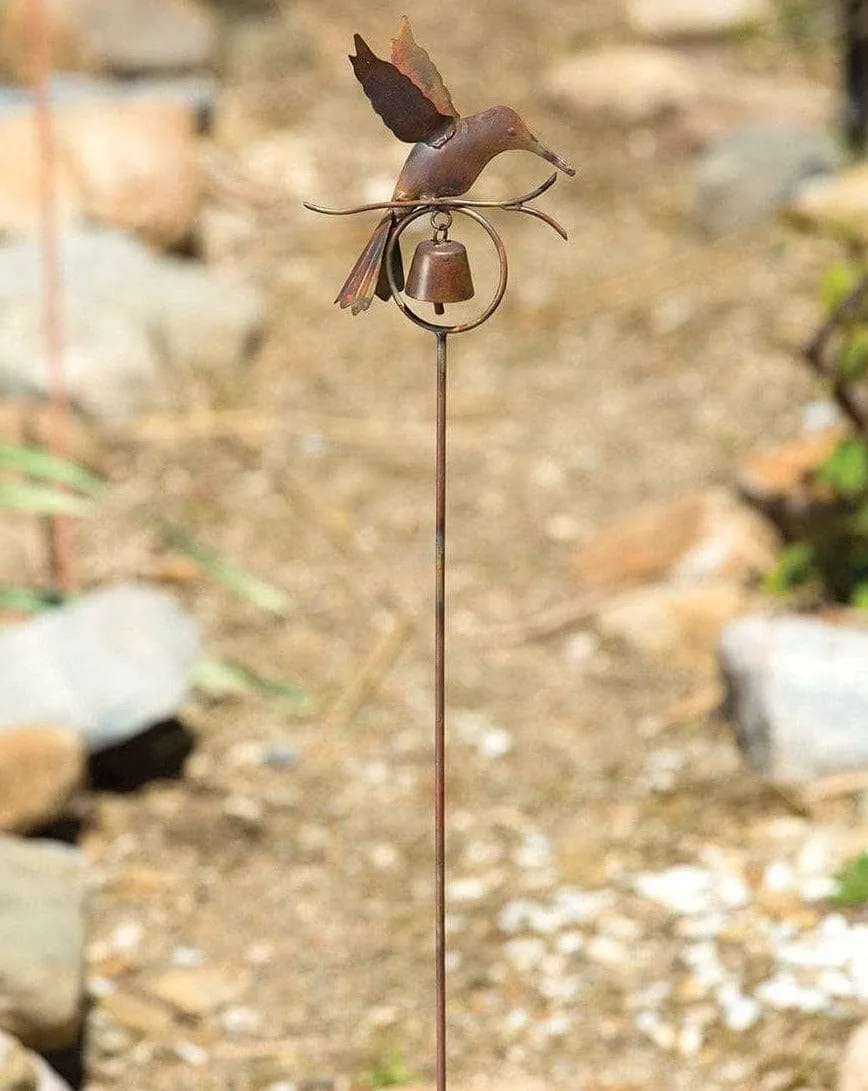 Hummingbird Garden Stake