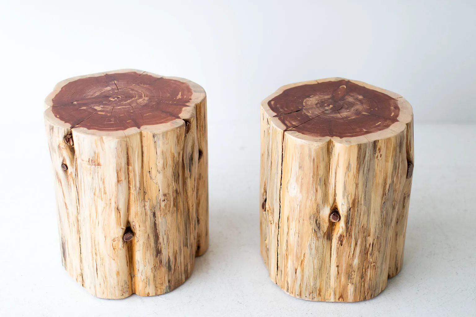 Large Outdoor Tree Stump Tables - Natural - 2721