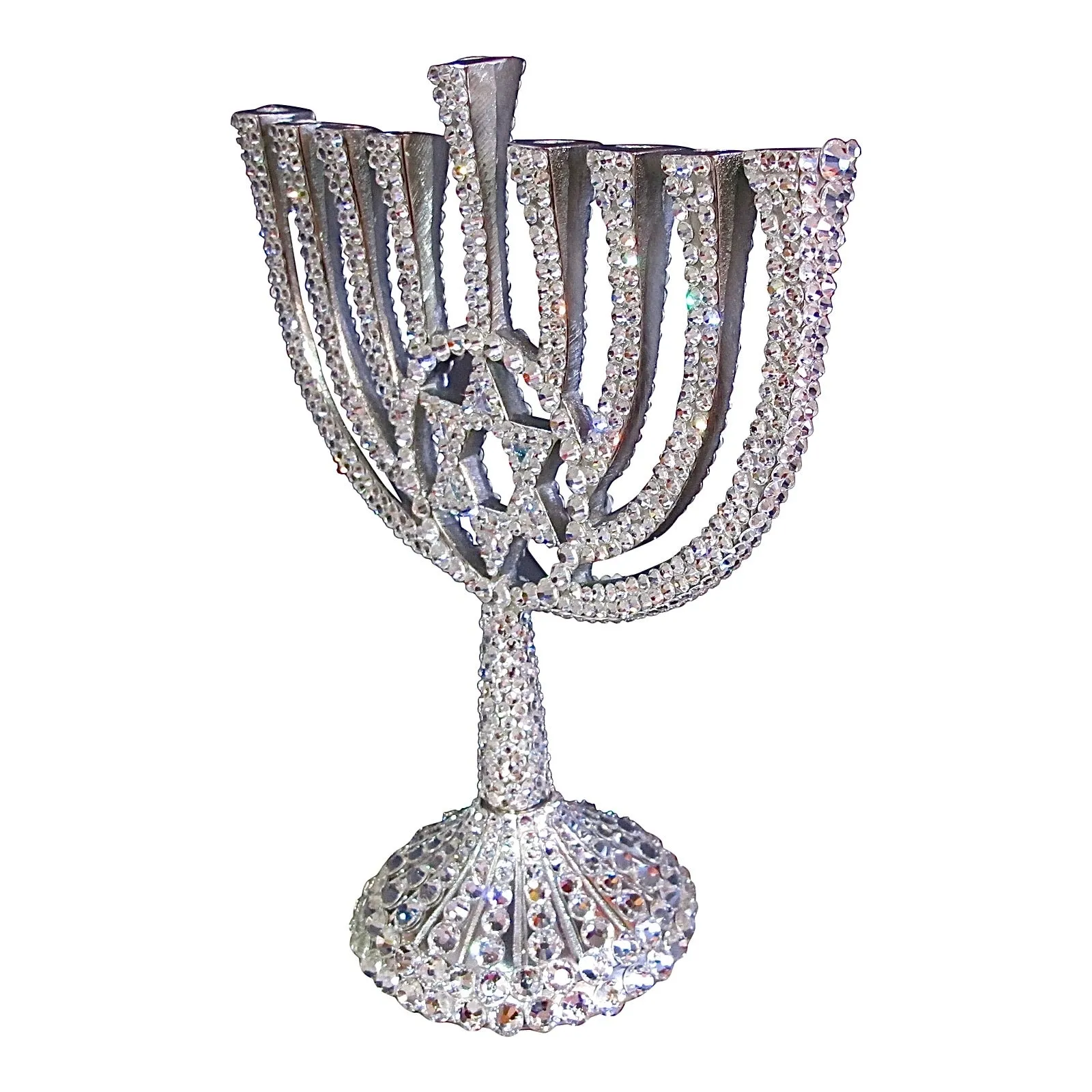 Mega Luxe Crystal Menorah