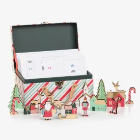 Meri Meri Festive Village Wooden Advent Calendar