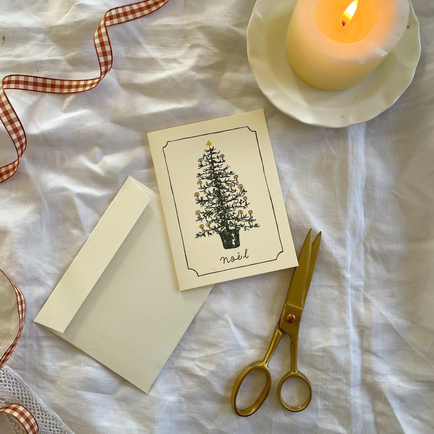 Petite Fir Tree Christmas Card