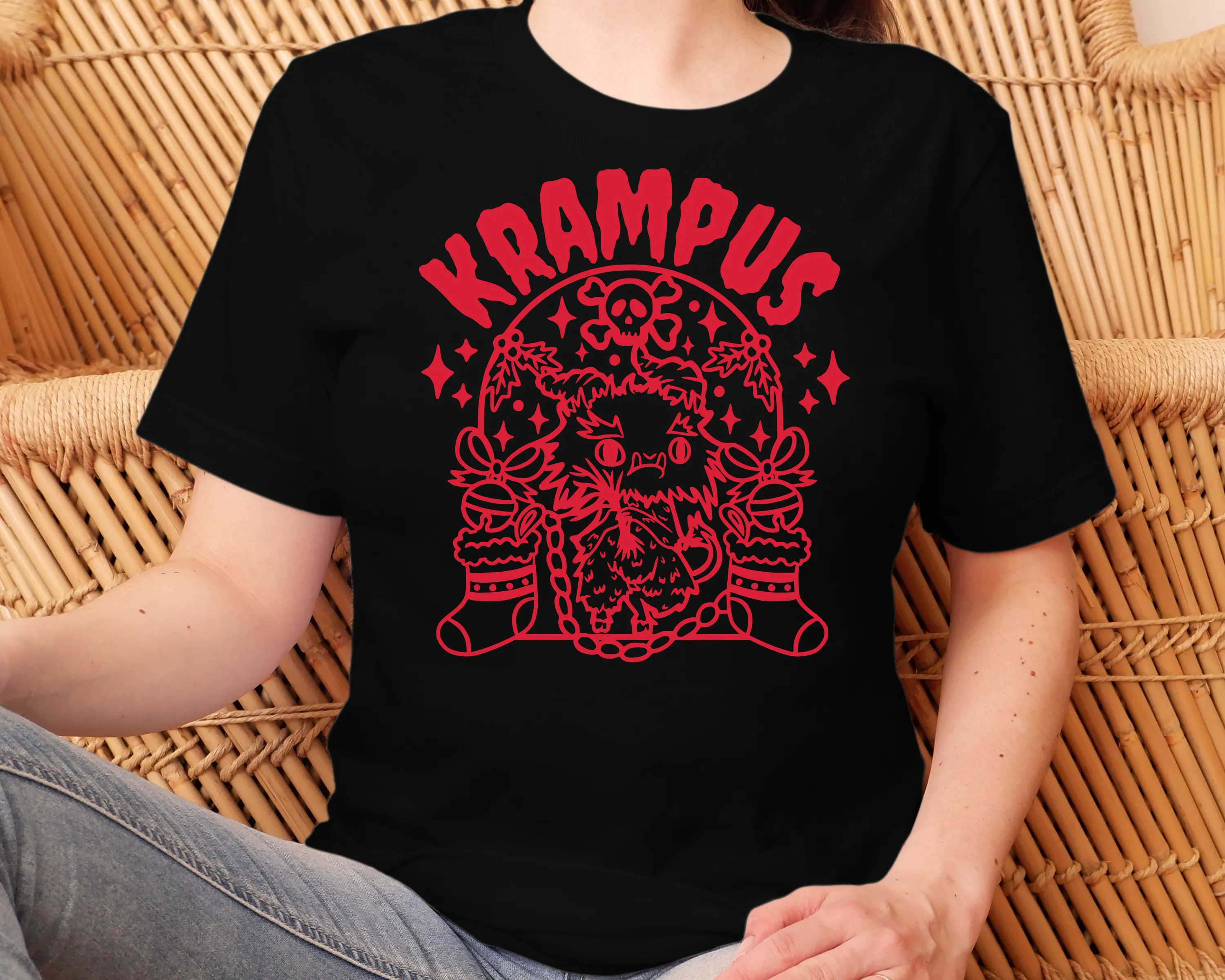 "Krampus" Spooky Holiday Tee - Unisex Shirt