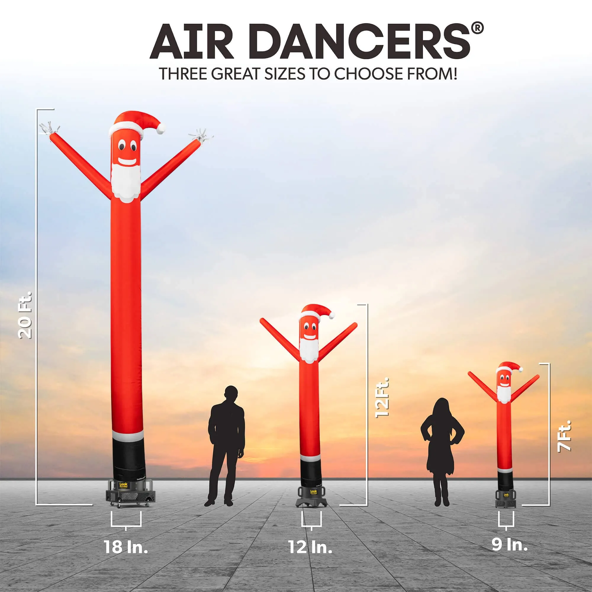 Santa Disguise Air Dancers® Inflatable Tube Man