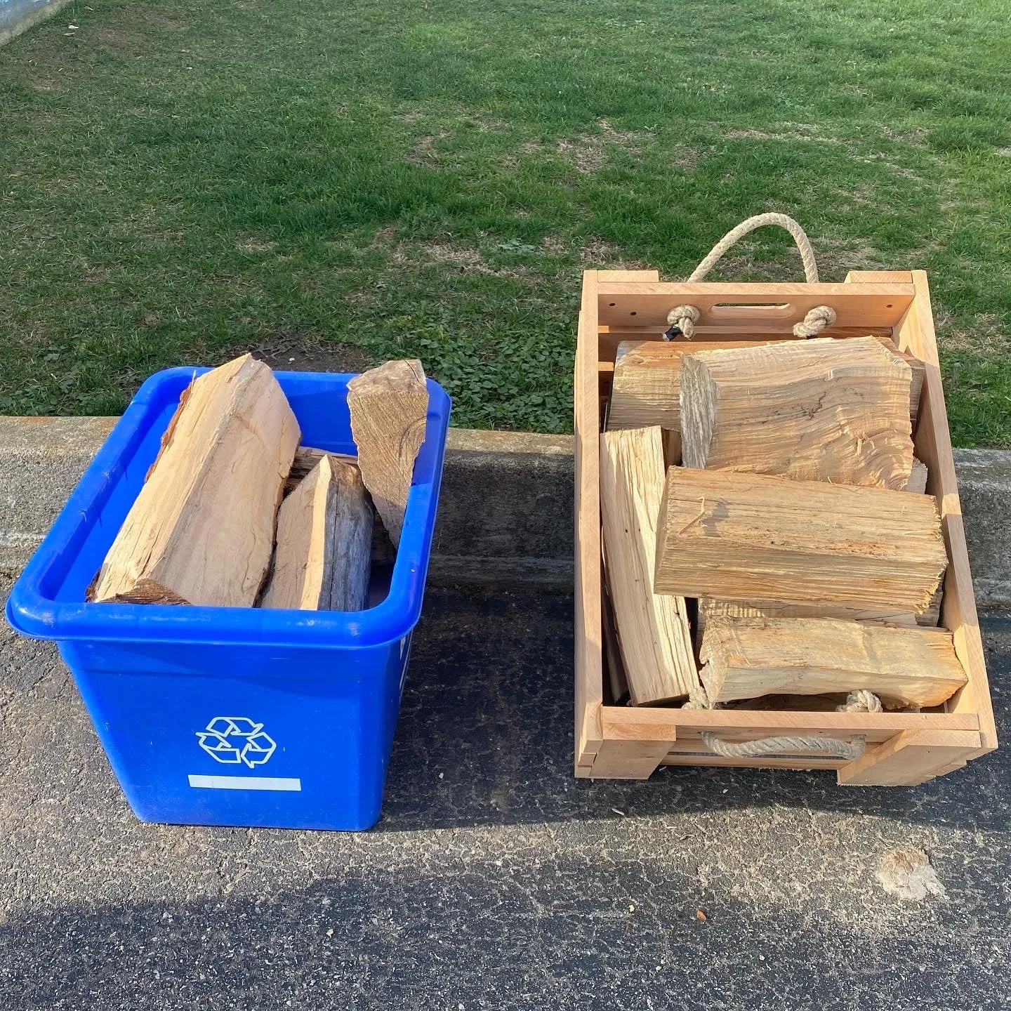 Small Bin of Firewood