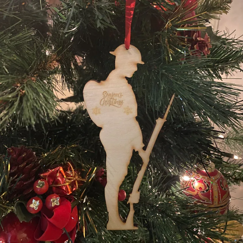 Tommy Wooden Christmas Tree Decoration