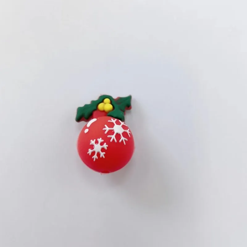 Wholesale 10pcs 3D Christmas Lights with Silicone Beads