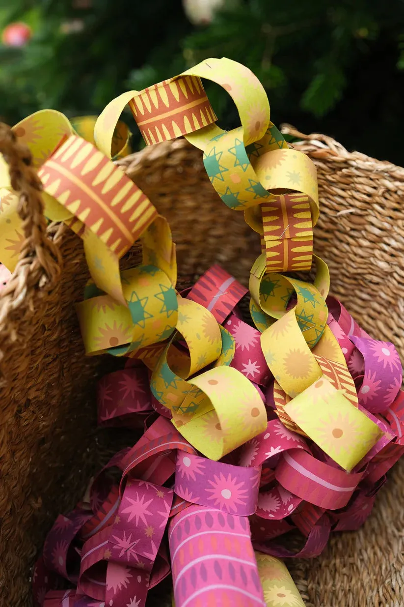 Yellow Paper Chain Kit by East End Press